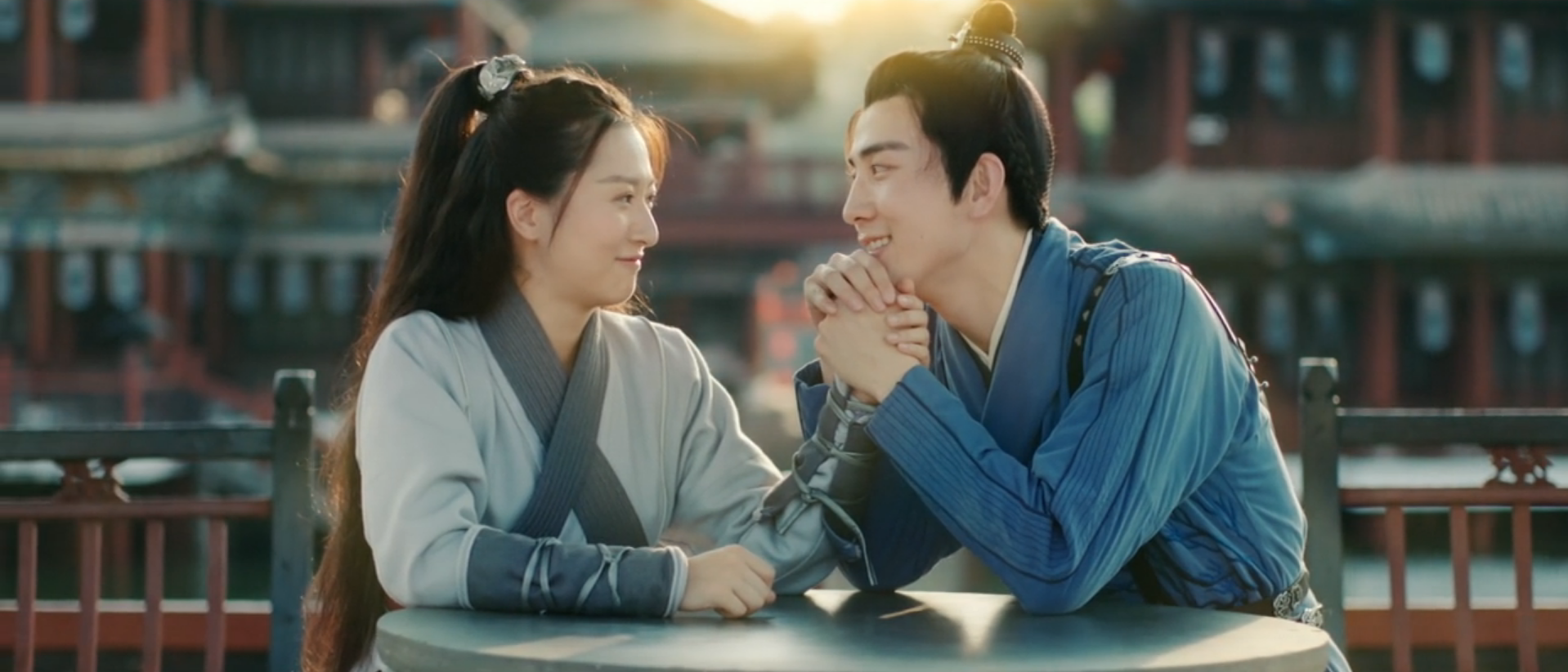 Yu Yue and Li Chuan in "Chong Ming Wei"