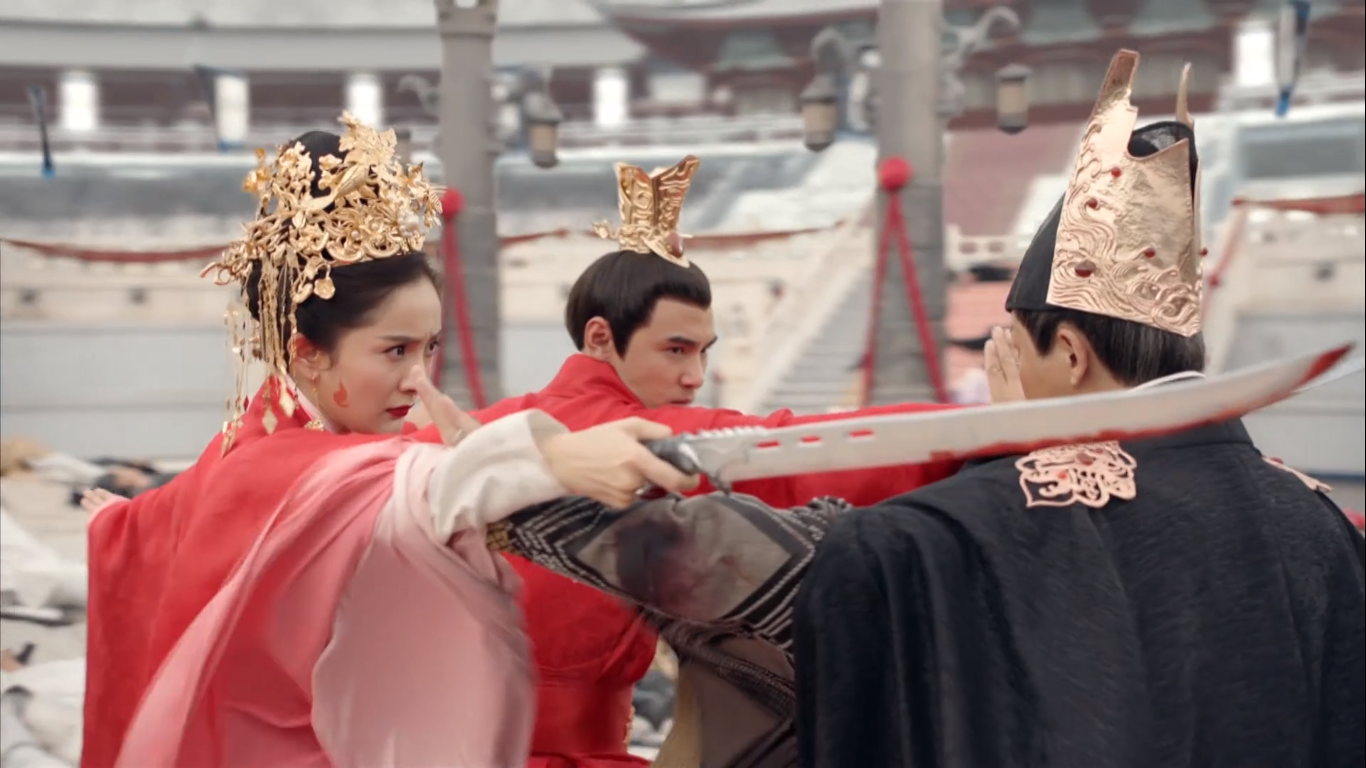 Ethan Ruan and Yang Mi in Legend of Fuyao