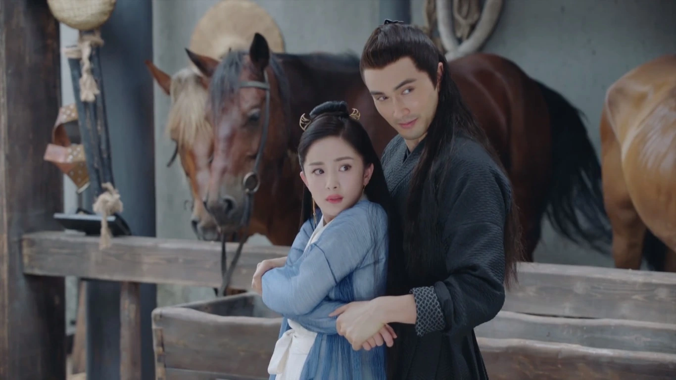 Vengo Gao and Yang Mi in Legend of Fuyao