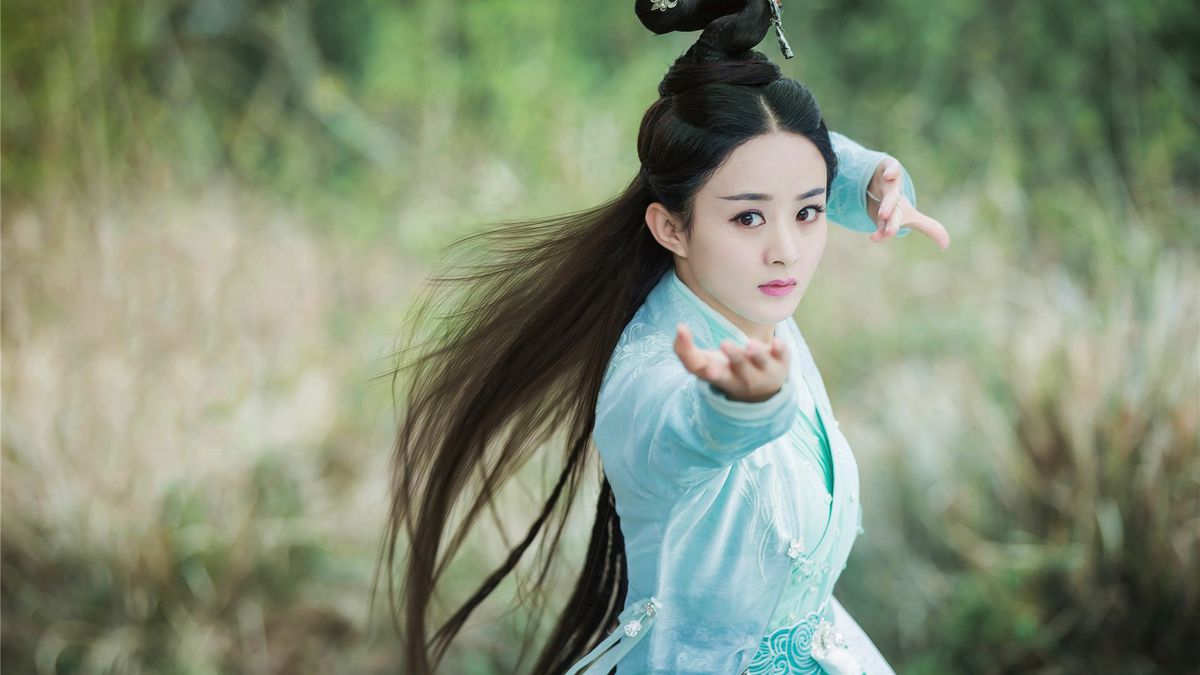 Zhao Li Ying/Zhanilia Zhao as Bi Yao in 2016 Wuxia CDrama "Legend of Chusen"/"Noble Aspirations"