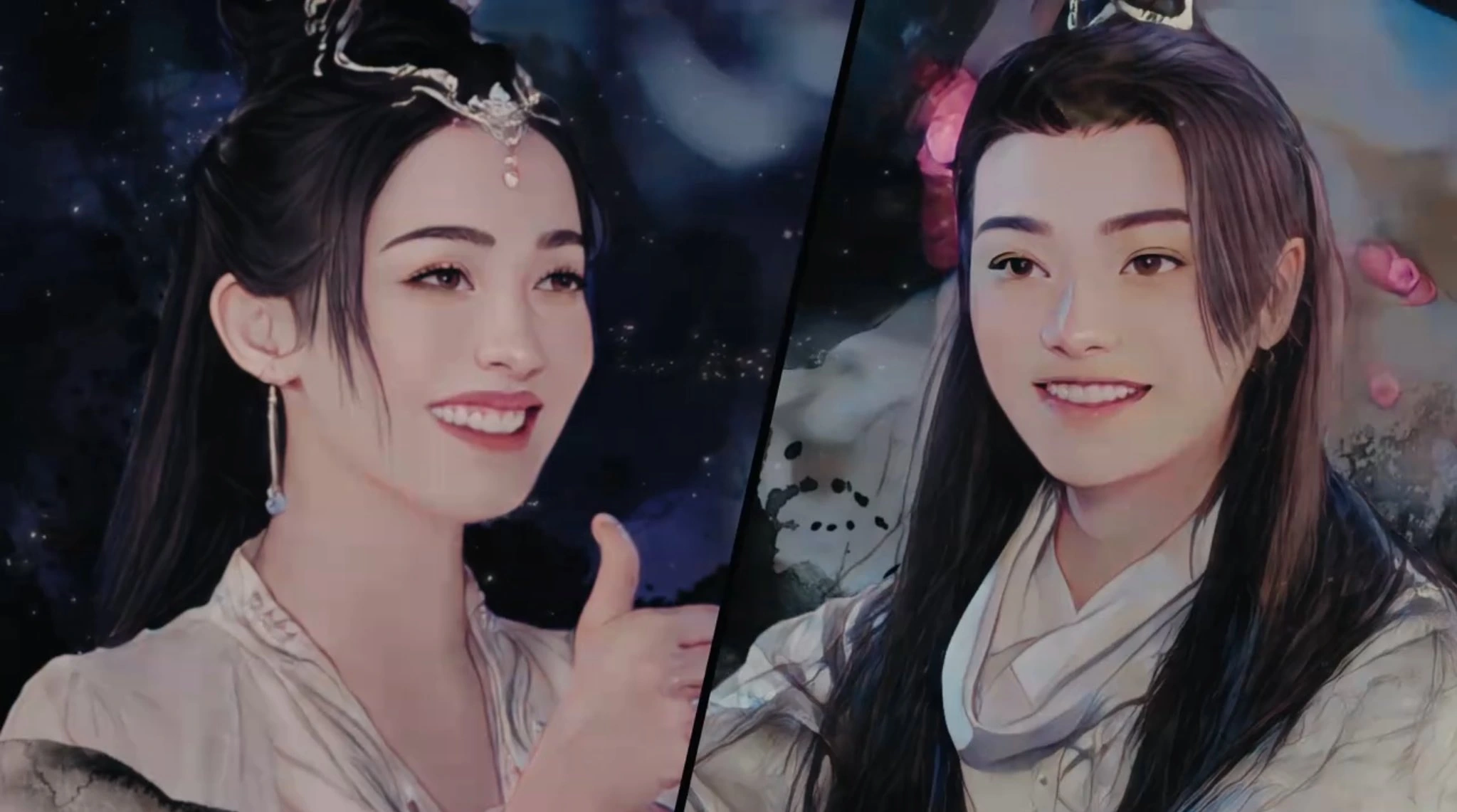 Illustration insert from 2023 CDrama "Snow Eagle Lord"
